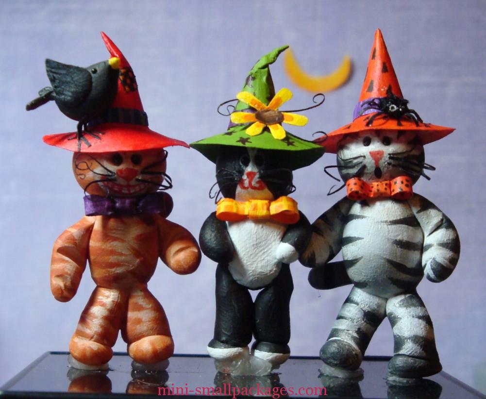 Read more about the article Scaredy Cats – the cats – how I made them